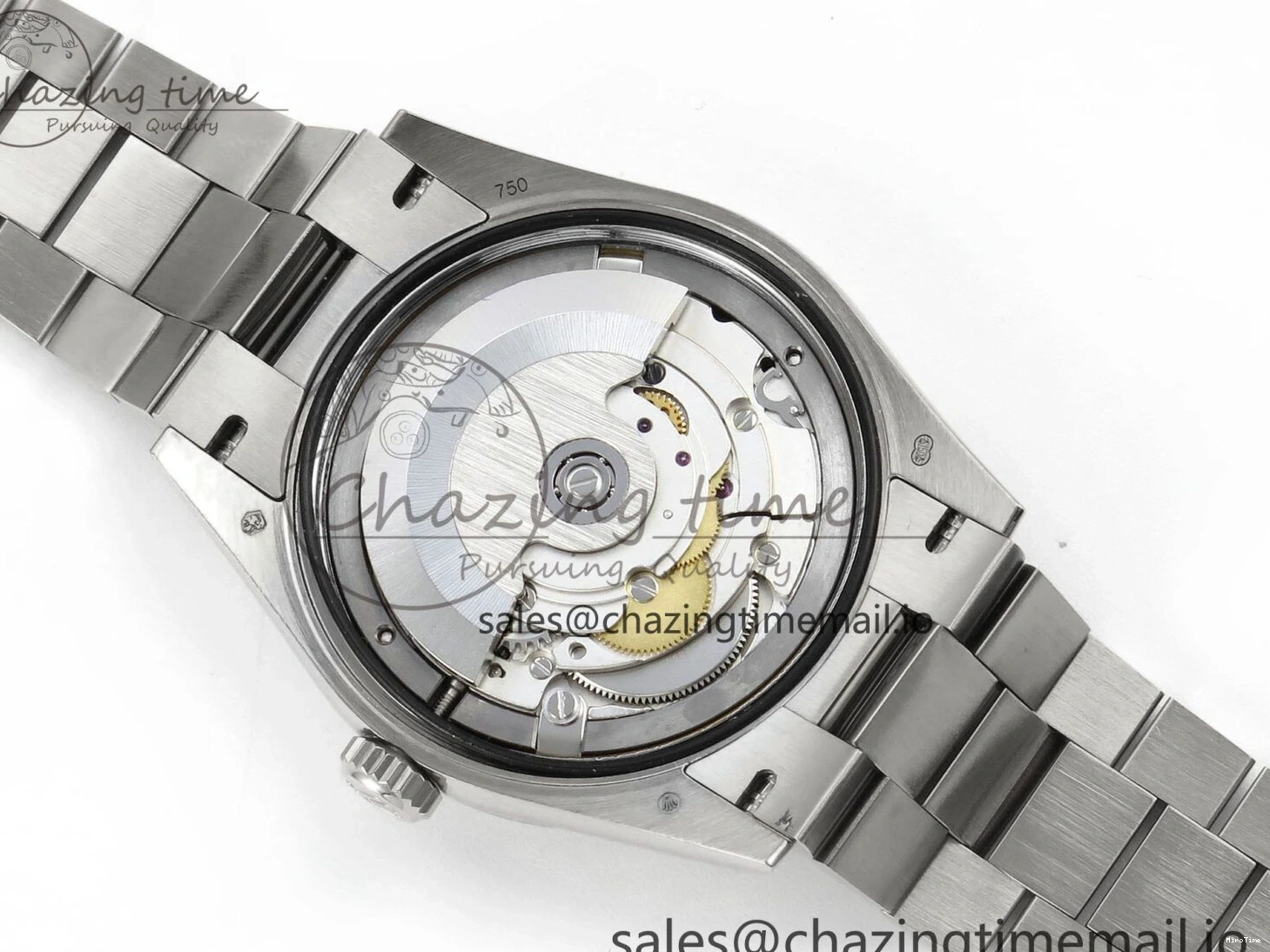 MiroTime 0404 Day Date 36 YG 128236 KF 1:1 Best Edition Ice Blue Crystal Dial on President Bracelet A2836 (Gain Weight) Modern 500